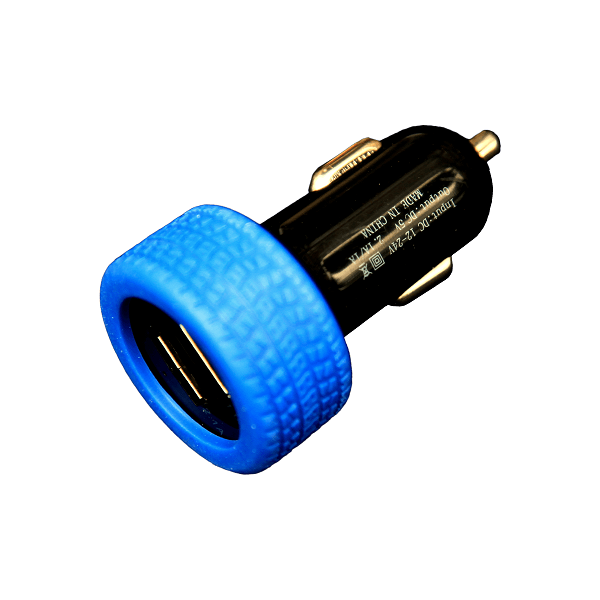 Adaptateur USB Voiture (2x USB) 12V Excl. Câble USB.