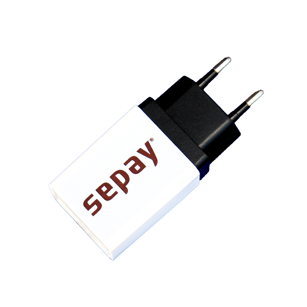 220V USB Adapter (wit) (excl. USB kabel)