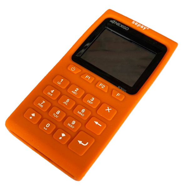 Etui de protection en silicone orange SEPAY Mini (K300 GPRS)