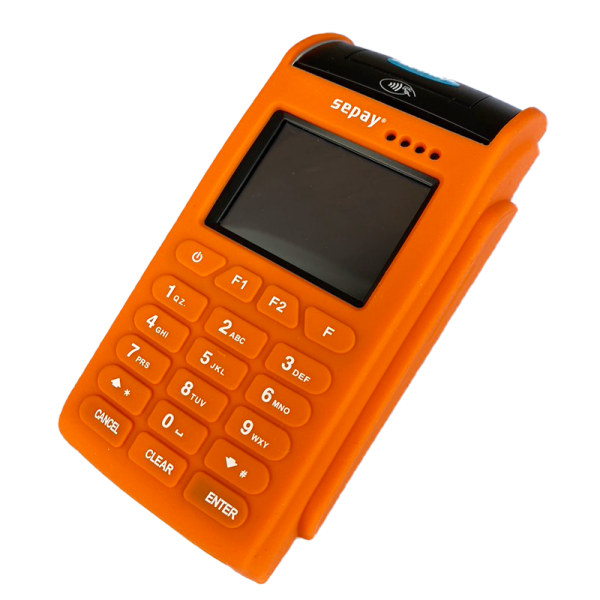 Etui de protection en silicone orange SEPAY Mobile (G2)