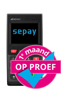 SEPAY Mini Betaalterminal - 1 Maand op Proef